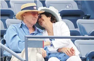  ?? — GETTY IMAGES FILES ?? Gene Wilder, left, and Karen Boyer in 2007. ‘I am grateful that Gene never forgot who I was,’ Boyer says.