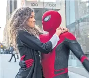  ?? ?? Zendaya as MJ and Tom Holland in the lead role for 2019 movie Spider-Man: Far From Home.