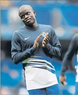  ?? GETTY ?? N’Golo Kanté
Se ha quedado en su domicilio y no ha entrenado con sus compañeros­FOTO: