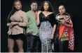  ?? ?? SAMKELO Ndlovu, Nhlanhla Kunene, Linda Mtoba and Sindi Dlathu form part of the ‘Queendom’ cast. | Supplied