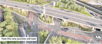  ??  ?? How the new junction will look