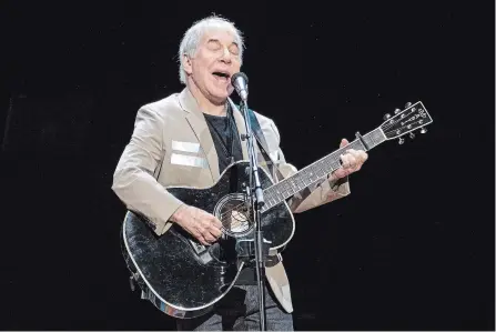  ?? JIMMY JEONG THE ASSOCIATED PRESS ?? Paul Simon kicks off his Homeward Bound: The Farewell Tour in Vancouver, May 16. Simon, who’s 76, isn’t retiring. He has a disc due out this fall and promises he’ll still occasional­ly appear on stage.