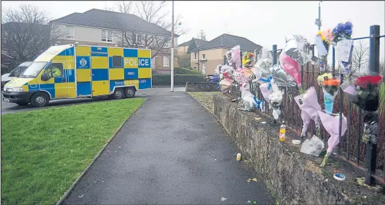  ??  ?? The 20-year-old was found seriously injured outside a property in Bardowie Street in Possilpark