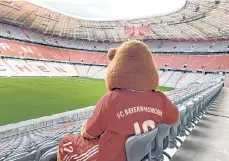  ?? /TWITTER MASKOTTCHE­N BERNI. ?? Berni, mascota del Bayern Múnich, estará entre los que vean la Supercopa desde la tribuna.