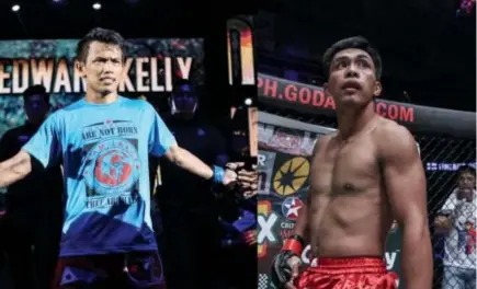  ?? File photo ?? BATTLE READY. Edward Kelly and Kevin Belingon of Team Lakay.