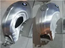  ??  ?? Aluminium look sure, but with or without exposed welding? Either way, BMW will happily take your money to replace a perfectly good stock item