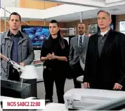  ??  ?? ncis sabc2 22:00 season 2 e.tv 16:00 nb!
episode 20