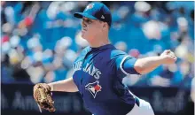  ?? TORONTO STAR FILE PHOTO ?? After seven seasons in Toronto, Aaron Loup has been traded to the Philadelph­ia Phillies, who are in first place in the National League East.