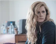  ?? ANNE MARIE FOX THE ASSOCIATED PRESS ?? Amy Adams is nominated for best actress in a TV movie or limited series for her work in "Sharp Objects."