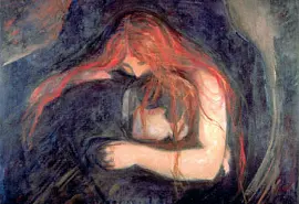  ??  ?? Edvard Munch
«Vampire» 1895