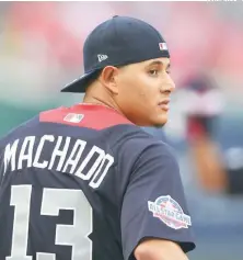  ?? AP/NICK WASS ?? Machado jugó con el uniforme de Baltimore por última vez en el Juego de Estrellas el pasado domingo.