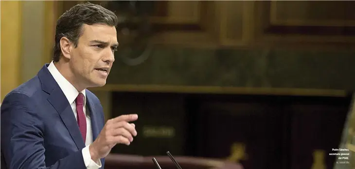  ?? N. MARTÍN ?? Pedro Sánchez, secretario general
del PSOE.