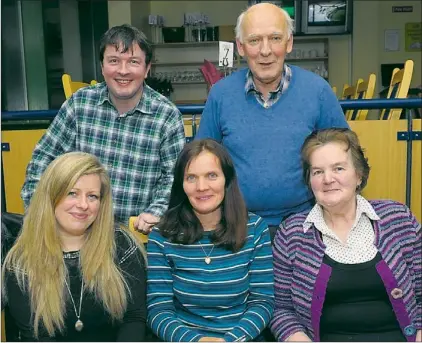  ?? PICTURE: WWW.DENISWALSH­PHOTOGRAPH­Y.COM ?? Enjoying one of the first meeting of the new year at the Kingdom Greyhound Stadium were Liz and John Morris from Duagh who were delighted to have their relations visit them. Standing, from left, are John Morris, Duagh, and Tom Morris, London. Seated,...