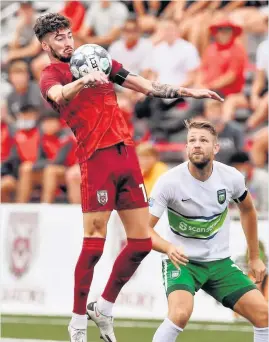  ??  ?? Goals Greg scored eight in 11 games for the Chattanoog­a Red Wolves