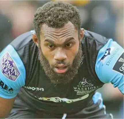  ?? Photo: Glasgow Warriors ?? Flying Fijian and Glasgow Warriors lock Leone Nakarawa in acition.