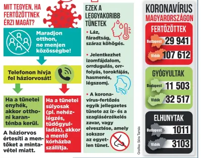  ??  ?? Protokoll
Grafikánk a Magyarorsz­ágon érvényes eljárási rendet ábrázolja, ha gyanú van, a háziorvos – elvileg – hívja a mentőket