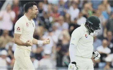  ??  ?? 0 James Anderson has been out of action since England’s Test win over Pakistan at Headingley.