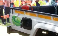  ?? ?? GOING GREEN: In their quest to achieve Total Decarbonis­ation through the introducti­on of Sustainabl­e Green Technology initiative­s, Debswana recently launched their electric vehicle. The launches took place at both Jwaneng and Letlhakane mines.