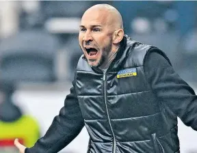  ?? BILD: SN/GEPA/MOSER ?? Sturm-Trainer Christian Ilzer träumt vom Titel in der Liga.