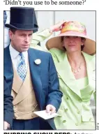  ?? ?? RUBBING SHOULDERS: Andrew and Maxwell at Royal Ascot in 2000