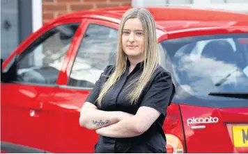  ??  ?? l●Rachael Stott had her car broken into on Forbes Close in Offerton