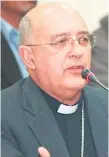  ??  ?? CLERO. Pedro Barreto, futuro cardenal peruano.