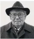  ?? FOTO: WOLFGANG WIESEN ?? Der saarländis­che Dichter Johannes Kühn (1934-2023)