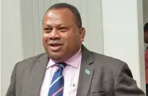  ??  ?? Minister for National Security, Defence and Foreign Affairs Inia Seruiratu.