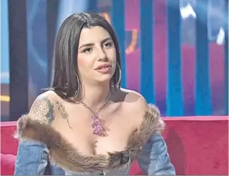  ?? MEDIASET ?? Naiara ha sido entrevista­da por Dani Martínez en su programa de Cuatro.