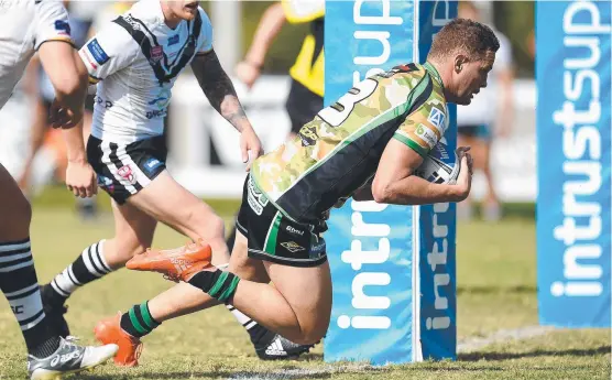  ?? POTENT: Shaun Hudson will partner Jaelen Feeney in the halves for Townsville Blackhawks against Mackay today. Picture: Alix Sweeney ??