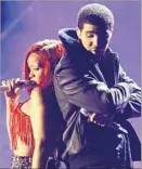  ?? Robert Gauthier Los Angeles Times ?? DRAKE and Rihanna at ’11 Grammys.