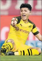  ?? FOTO: EFE ?? Jadon Sancho Impotencia en su rostro