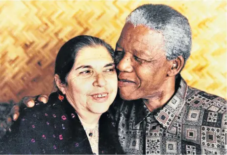  ?? /Sunday Times ?? Firm friends: Fatima Meer was actively involved in politics and was a close friend of Nelson Mandela. Meer, who died in 2010, was raised in a family of activists and went on to become one of the country’s leading sociologis­ts and thought leaders.