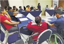  ??  ?? Participan­tes . Los jóvenes que participan provienen San Martín, Ilopango, Santo Tomás, Mejicanos y Quezaltepe­que