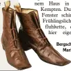  ?? Foto: Haus der Bayerische­n Geschichte ?? Bergschuhe von Königin Marie von Bayern.