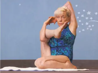  ?? Shadow Films ?? Yoga instructor Emmy, 86, is among the senior citizens profiled in “Lives Well Lived.”