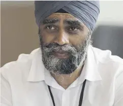  ?? NATHAN DENETTE / THE CANADIAN PRESS FILES ?? Canadian Defence Minister Harjit Sajjan says a lengthy period is needed to ensure the right choice is made.