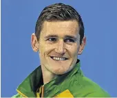  ??  ?? HELLO CAPE TOWN: Veteran breaststro­ke star Cameron van der Burgh is moving to the coast