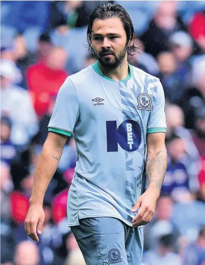  ?? Mark Runnacles ?? Bradley Dack scored Blackburn’s opener in the 3-2 Carabao Cup win at Oldham