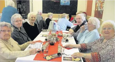  ??  ?? Bishop David Sheppard CE Primary School on Devonshire Road recently hosted an elderly person’s luncheon club at St Simon and St Jude’s church hall.