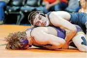  ?? BRYAN TERRY, THE OKLAHOMAN] [PHOTO BY ?? Preston Weigel (top) and the Oklahoma State wrestling team have high hopes for the 2018-19 season.