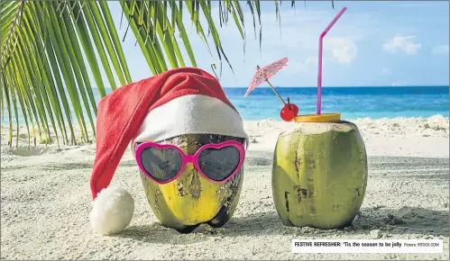  ?? Picture: ISTOCK.COM ?? FESTIVE REFRESHER: 'Tis the season to be jolly