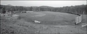  ?? Arkansas Democrat-Gazette/STEPHEN B. THORNTON ?? Since Pulaski Robinson started its baseball program in 1993, the Senators have always been the visiting team because they didn’t have a home field. A new field behind Robinson Middle School doesn’t have lights, a scoreboard or ample seating, but at...