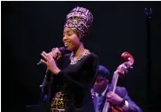  ?? GETTY ARCHIVES ?? Vocalist Jazzmeia Horn performs with acclaimed Bay Area bassist Marcus Shelby tonight at Winter Fest.