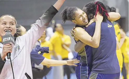  ??  ?? THE National University Lady Bulldogs are looking invincible.