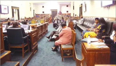  ?? — (Picture by Justin Mutenda) ?? Only a few National Assembly members turned up for business yesterday, despite President Mugabe’s call last week that legislator­s should always be present, punctual and profession­al.