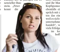  ??  ?? Anna Fenninger muss nicht mehr reden, kann wieder trainieren