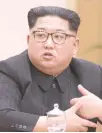  ??  ?? Kim Jong Un