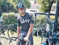  ??  ?? DE VUELTA. Mikel Landa regresa hoy a la competició­n.