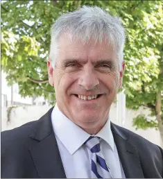  ??  ?? Ray Noonan of Wexford F.C. doesn’t expect to see any more football in Ferrycarri­g Park this year, but he is hopeful that league games will be played.